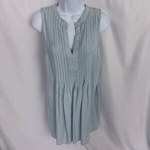 Old Navy Light Blue Chambray Dress Size Medium